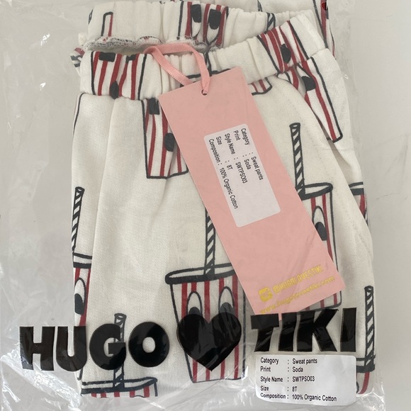 Hugo Loves Tiki Soda Sweatpants NWT - Picture 3 of 3